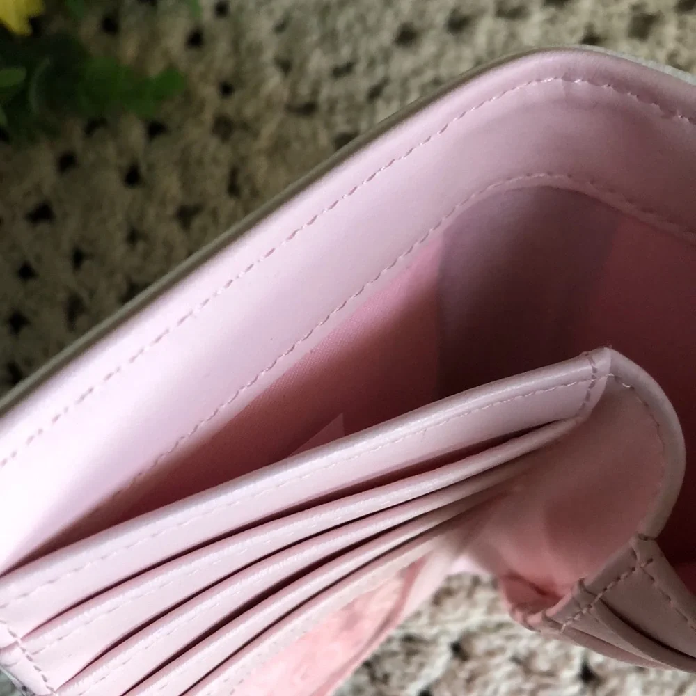 madden girl Sardine Stripe Snap Wallet